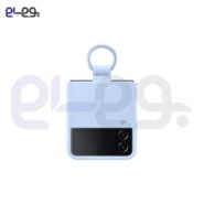قاب سیلیکونی با حلقه اصلی سامسونگ Galaxy Z Flip 4 مدل Silicone Cover with Ring