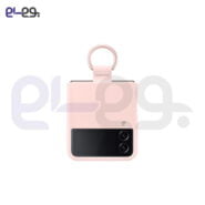 قاب سیلیکونی با حلقه اصلی سامسونگ Galaxy Z Flip 4 مدل Silicone Cover with Ring