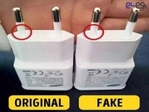 تشخیص شارژر فیک و اصل سامسونگ