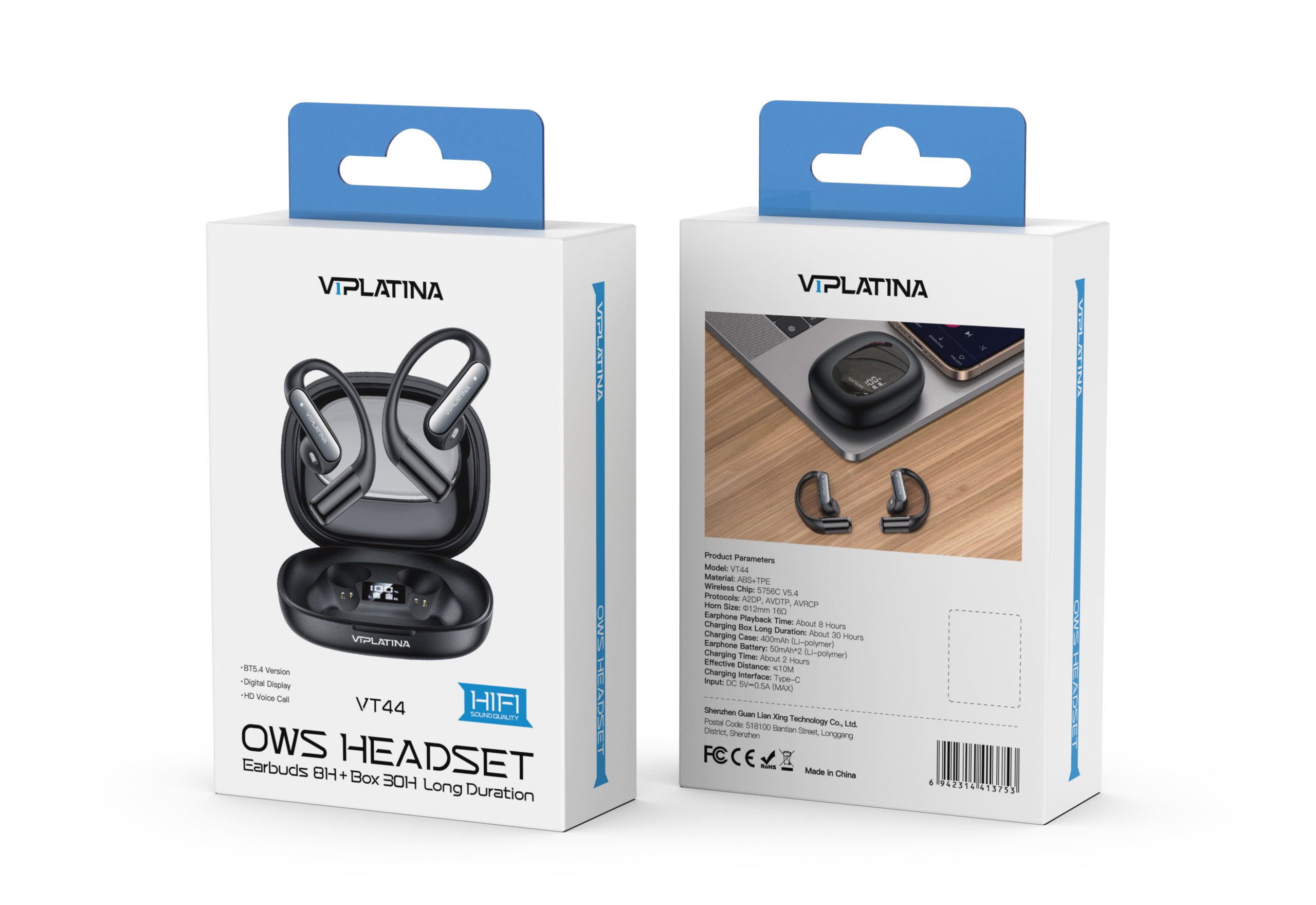 ایرفون بی سیم VIPLATINA مدل VT44